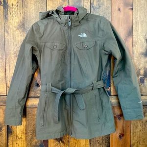 Northface Army Green Light Jacket - M